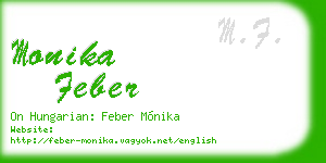 monika feber business card